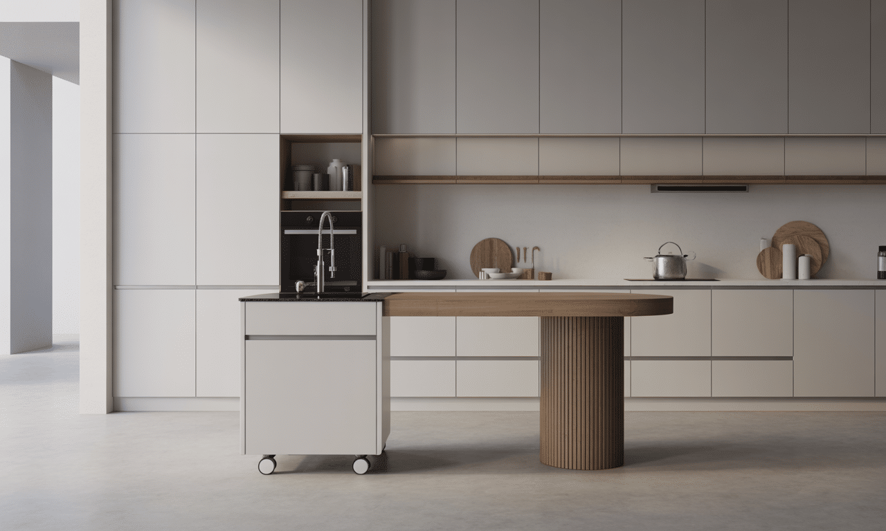 descubre la alternativa perfecta a las islas de cocina: una opción más práctica, elegante y que ocupa la mitad del espacio, ideal para optimizar tu cocina.