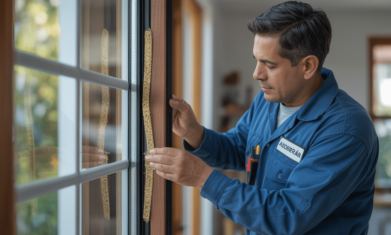 andrés beltrán, electricista, recomienda colocar un burlete en esta zona de la ventana para mejorar el aislamiento y notar la diferencia al instante.