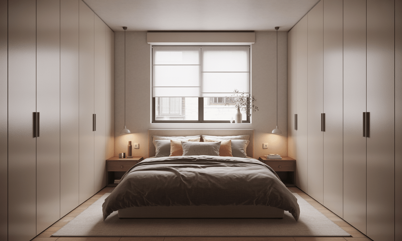 beatriz escrivá, arquitecta, revela por qué centrar la cama en un dormitorio pequeño es un error común y ofrece consejos para optimizar espacios reducidos.