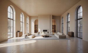 dos interioristas destacan la importancia de crear zonas en salones grandes para evitar que parezcan vacíos y mejorar la funcionalidad del espacio.