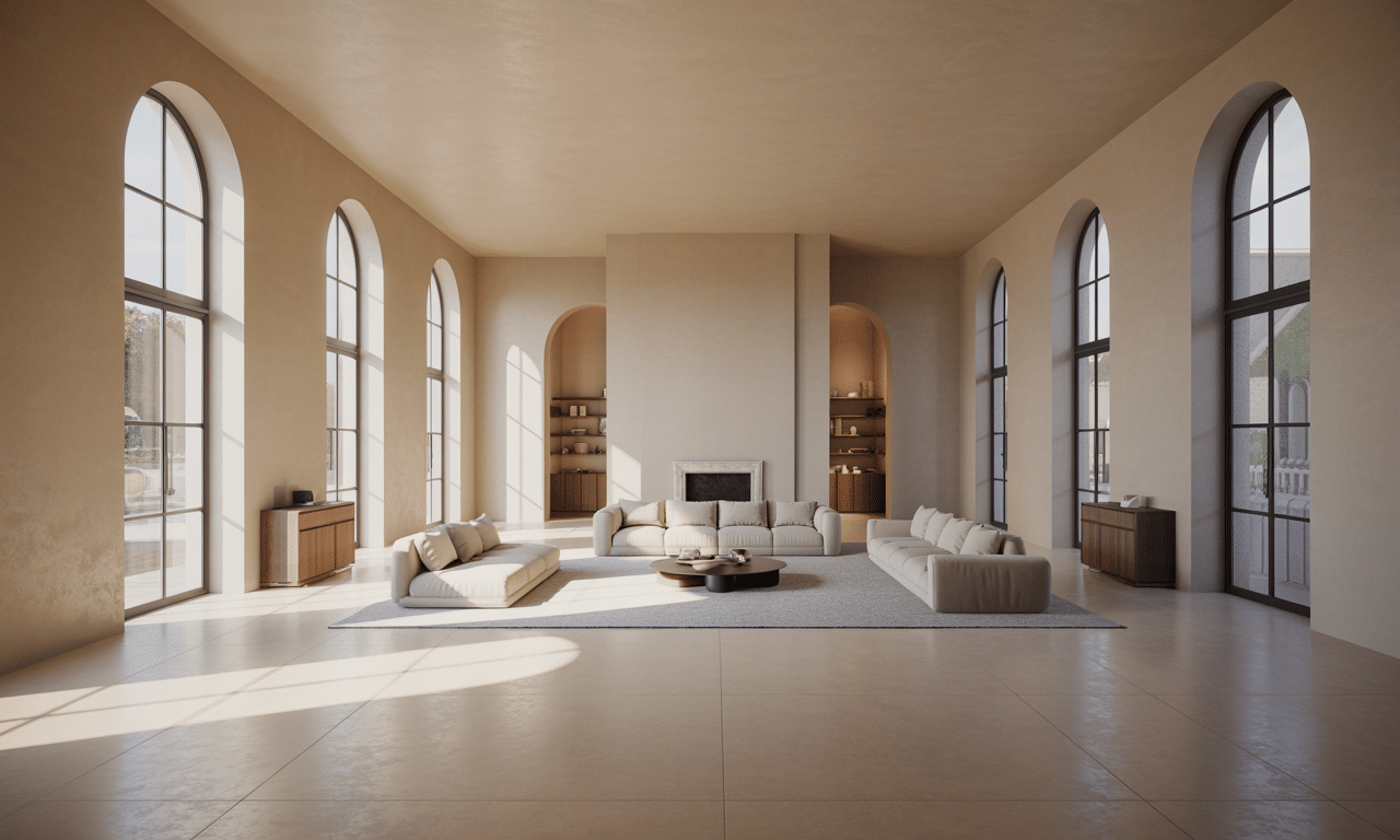 dos interioristas destacan la importancia de crear zonas en salones grandes para evitar que parezcan vacíos y mejorar la funcionalidad del espacio.