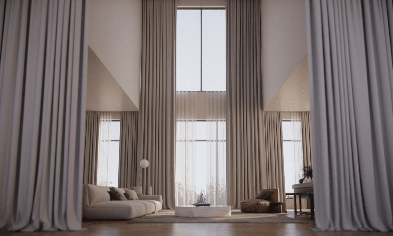 dos interioristas revelan por qué las cortinas cortas pueden hacer que tu techo se vea más bajo y cómo elegir la altura correcta para aprovechar mejor el espacio.