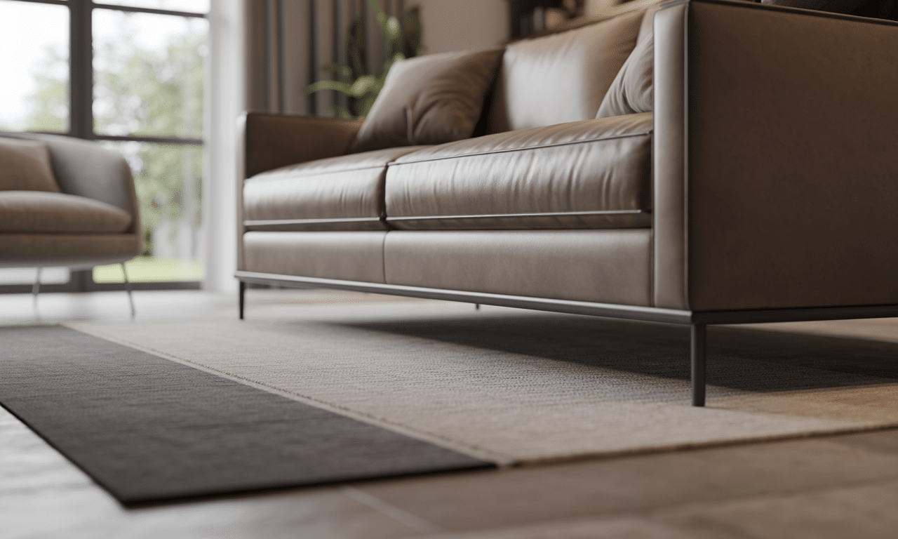 dos interioristas coinciden: una alfombra pequeña debajo del sofá es peor que no poner alfombra. descubre por qué y cómo elegir la alfombra perfecta para tu salón.