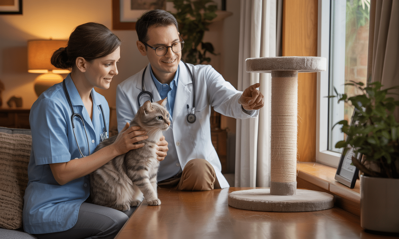 dos veterinarios explican que si tu gato araña los muebles, el verdadero problema no es el gato, sino la ubicación de los objetos. descubre sus consejos para proteger tu hogar y entender el comportamiento felino.