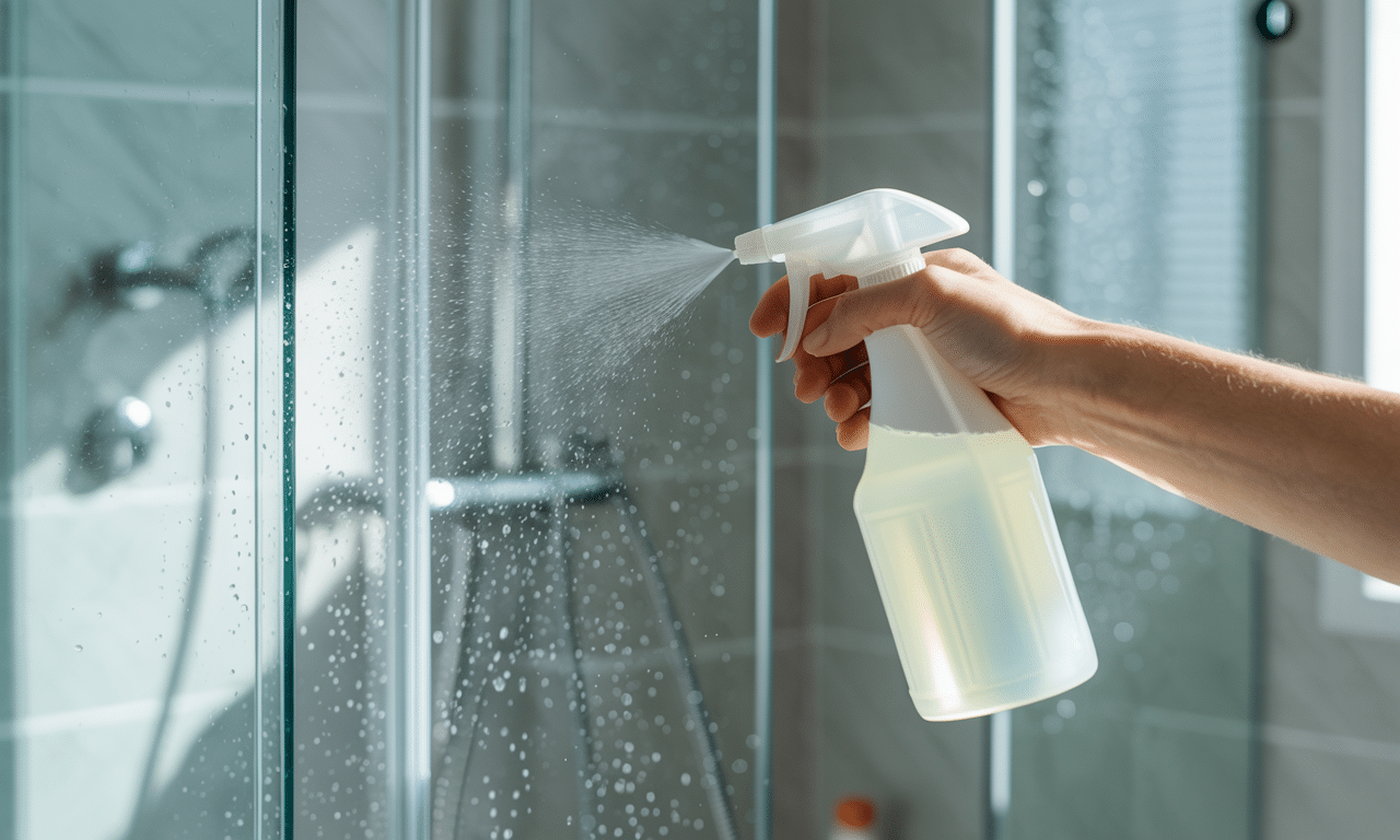 descubre los beneficios de rociar vinagre blanco en los cristales de la mampara, para qué sirve este truco de limpieza y con qué frecuencia debes hacerlo para mantenerlos impecables.