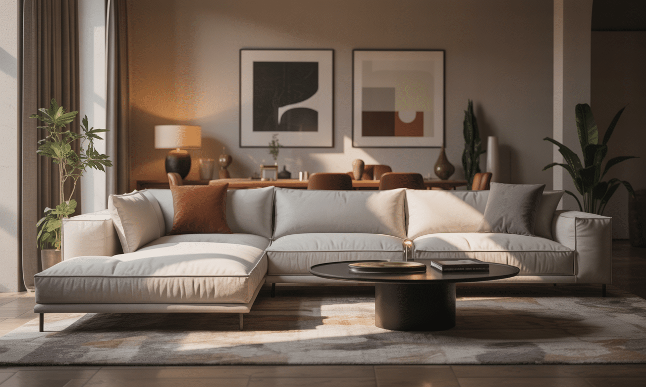 sergio carbonell, interiorista, explica cómo los sofás en forma de l están dejando paso a un nuevo modelo innovador en diseño de interiores.