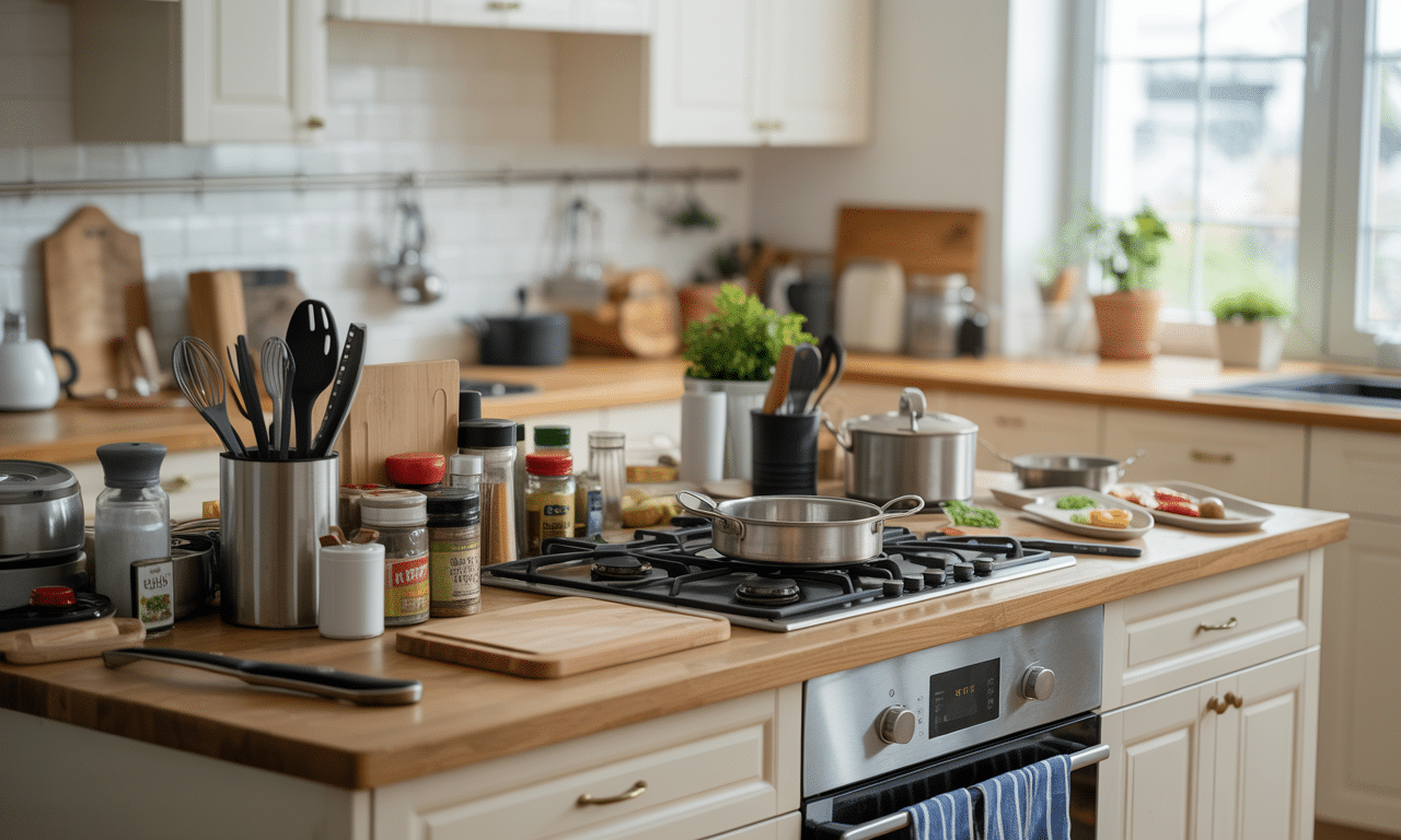 descubre los consejos de susana céspedes, experta en organización, para mantener tu cocina ordenada y funcional, empezando por una encimera impecable.